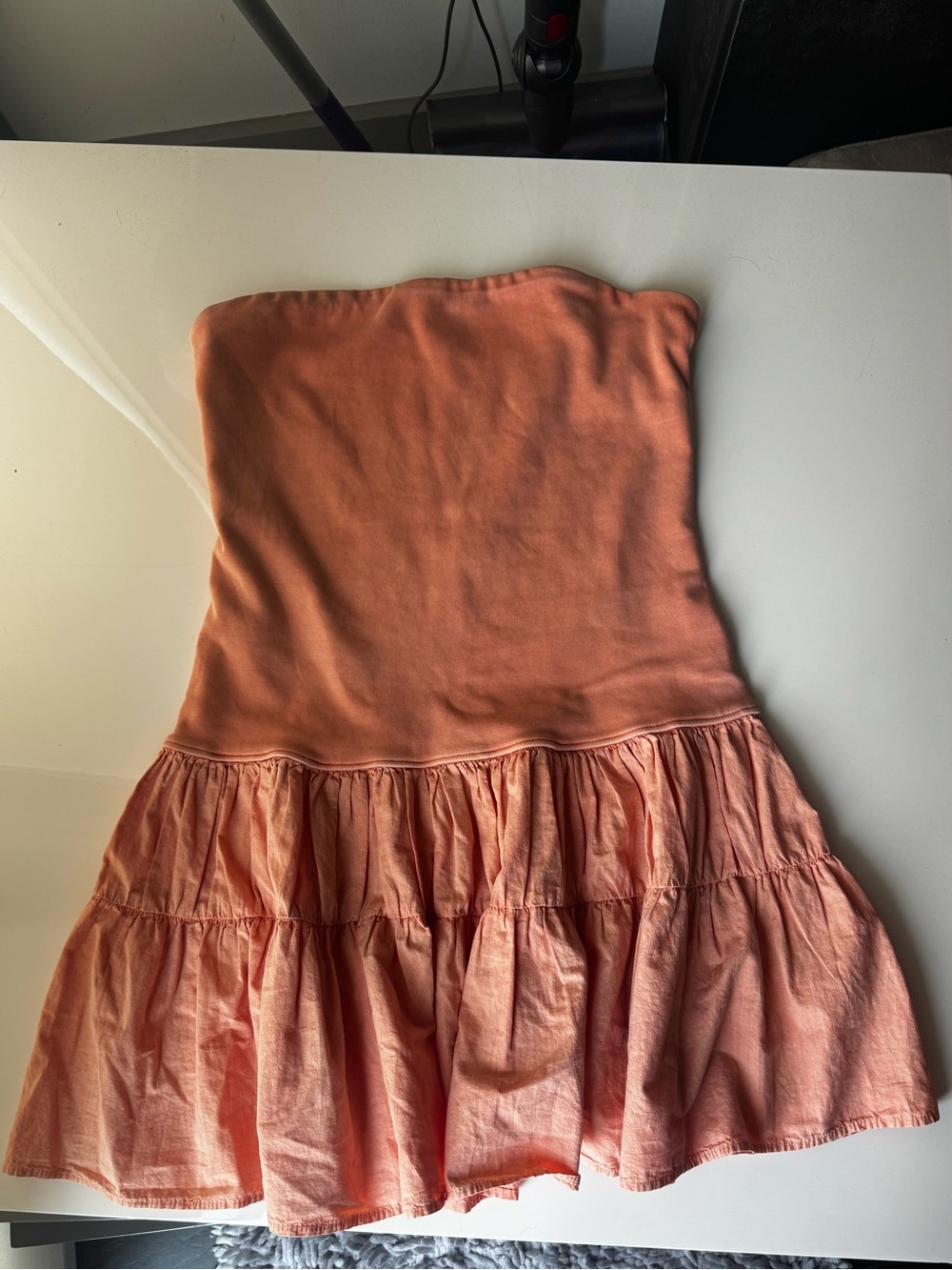 Free People Strapless dress in Peach